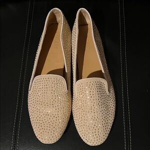 J. Crew Women's Blush Studded Loafers